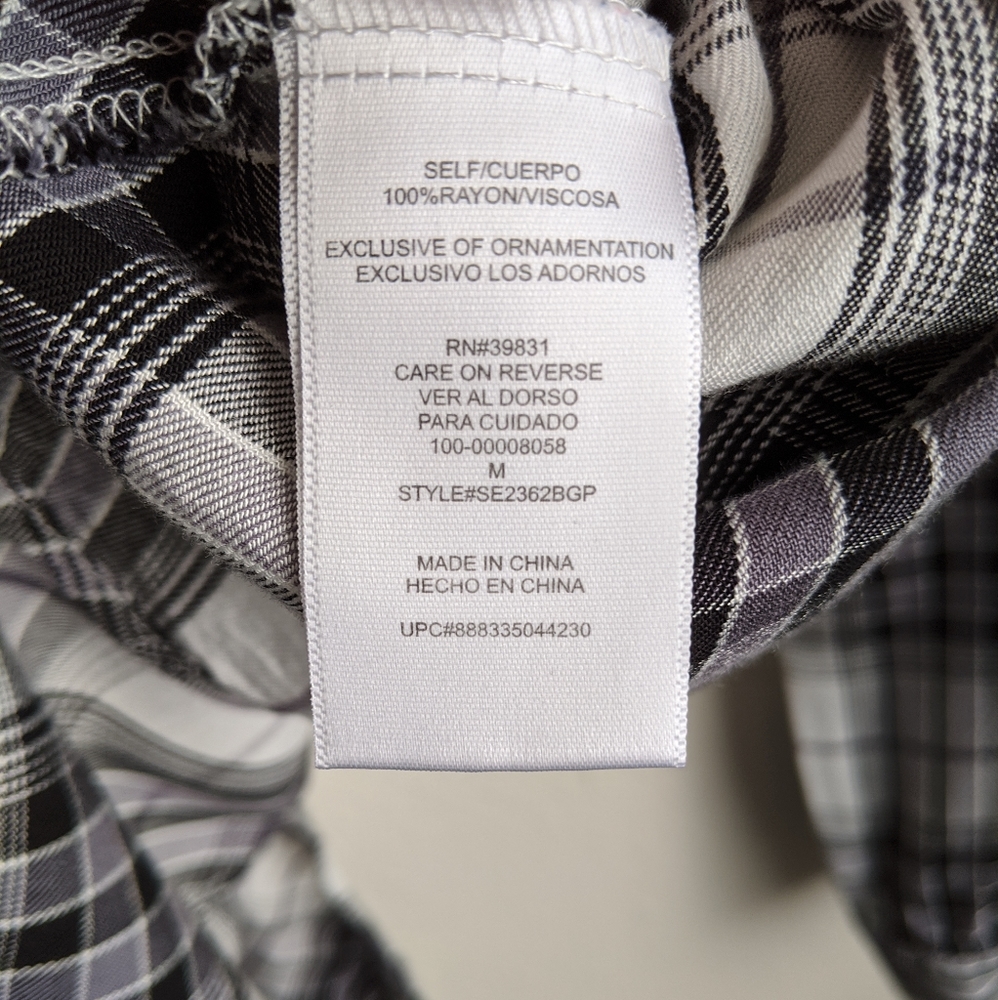 Sam Edelman Plaid Split Back Button Down - image 5